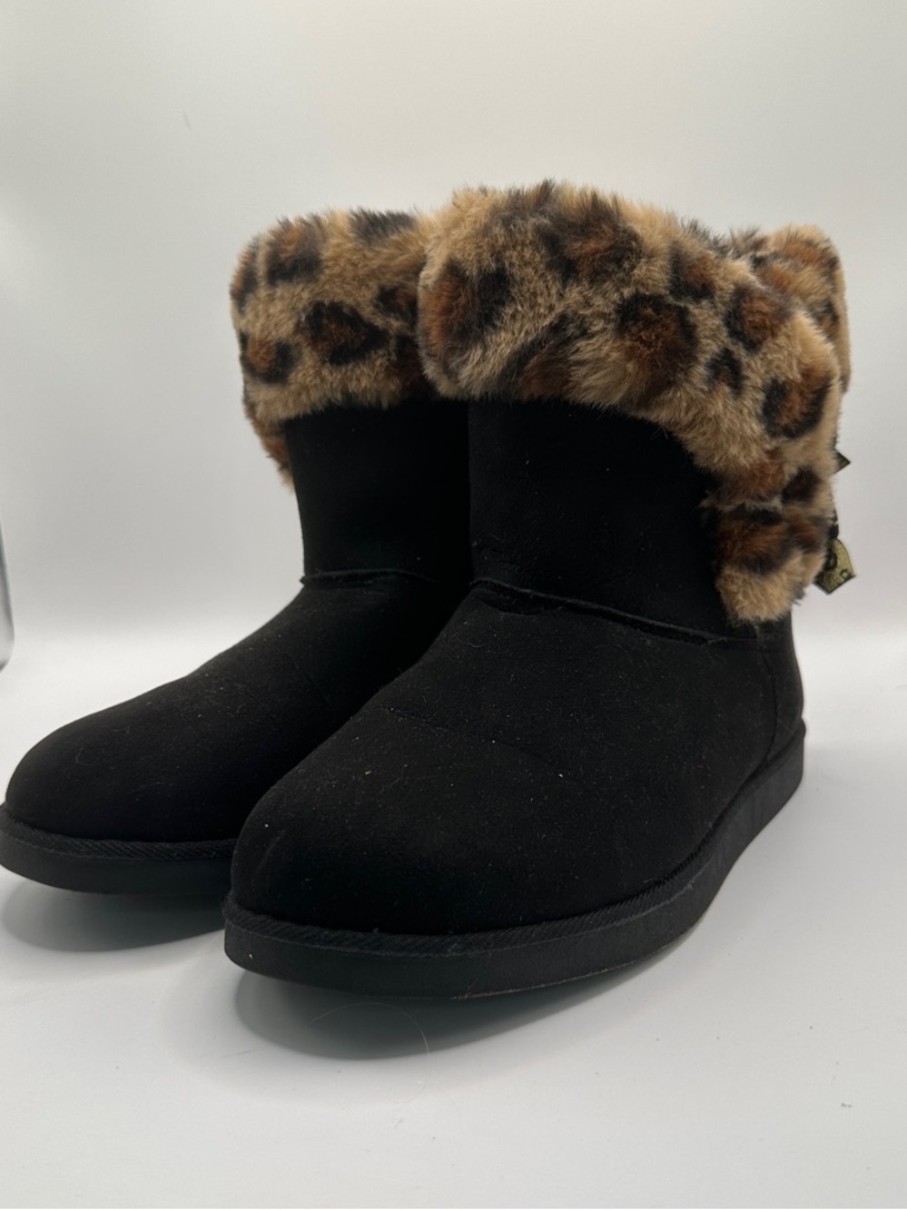 Juicy Couture Suede Animal Print Boots Size 9